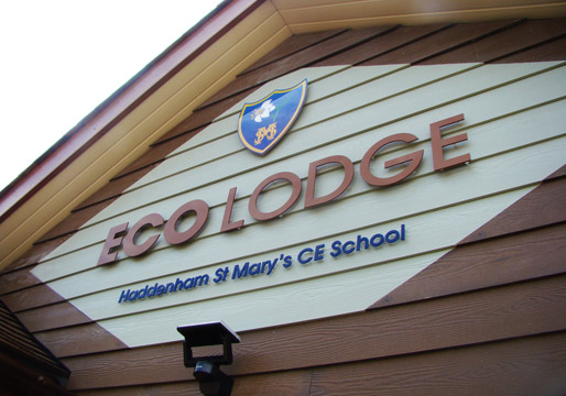 Eco Lodge signage design