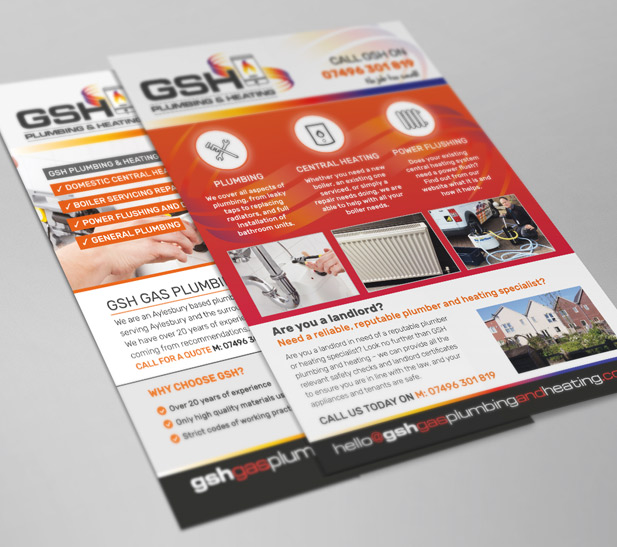 Flyer and logo design and print Shared creative Aylesbury
