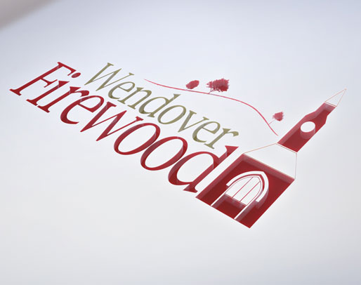 Wendover Firewood Logo Design