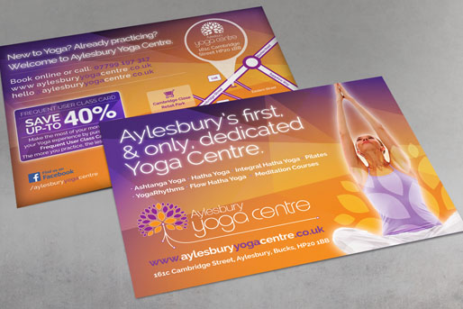Aylesbury Yoga Centre Flyers – Design and Print