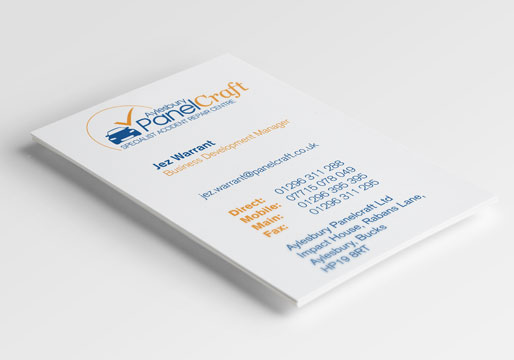 Aylesbury Panel Craft Business Card Design and Print