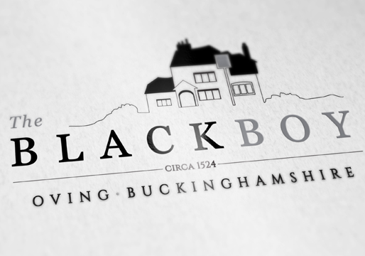 The Black Boy Oving - Logo Design