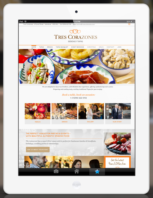 Restaurant and pub branding and website design by shared creative Aylesbury