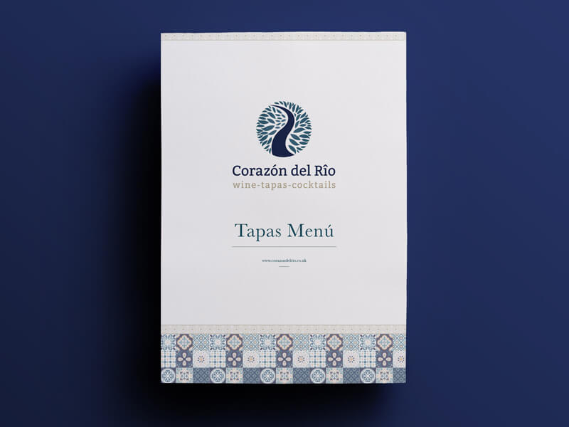 Corazón Del Río Restaurant Menu Design 02