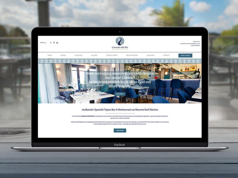 Corazón Del Río Restaurant Website Corazón Del Río Restaurant Website