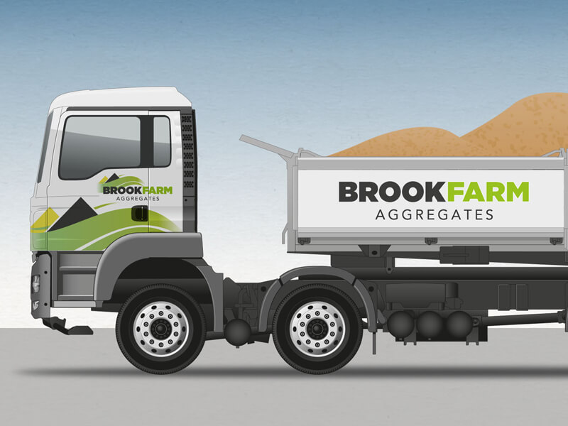 Brook Farm Aggregates Logo And Branding Design 02
