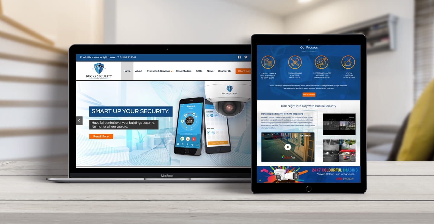 Bucks Security Website Slider