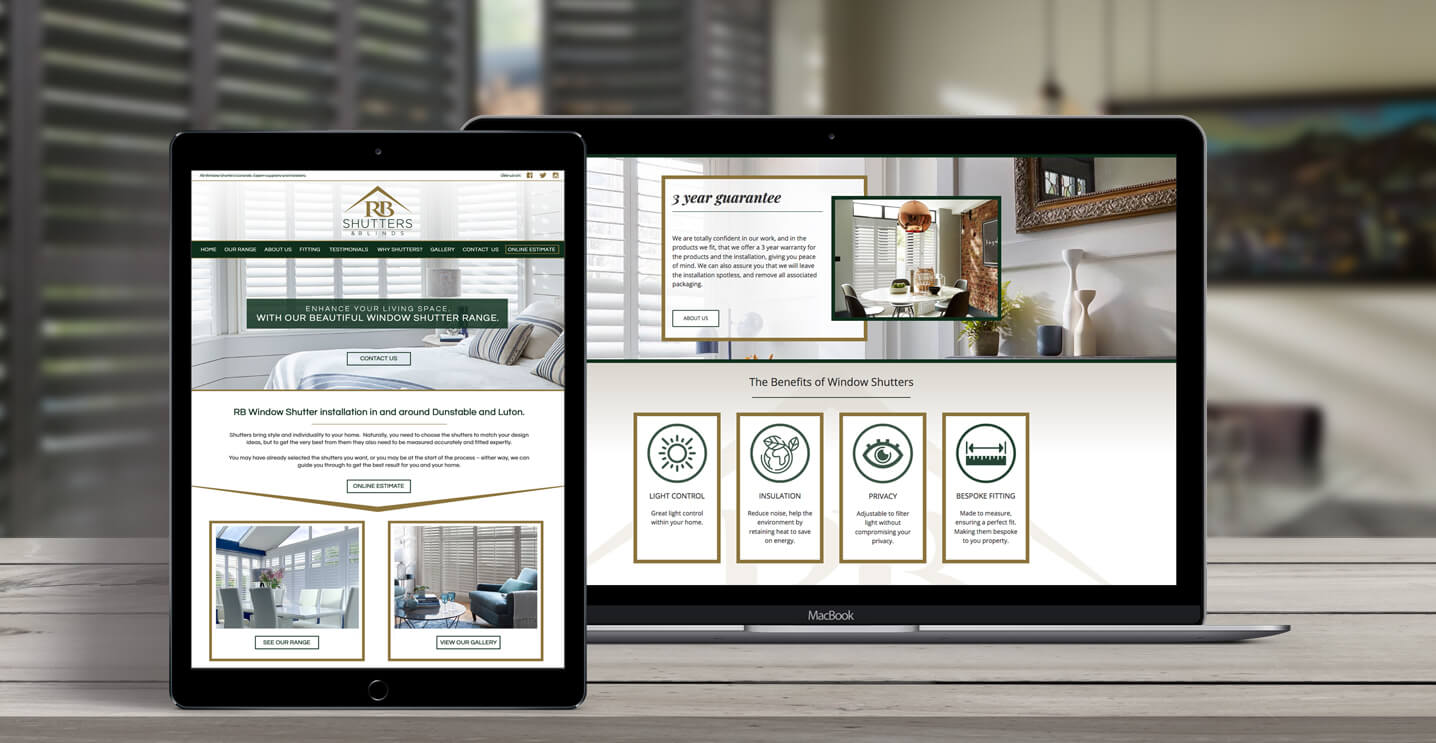 RB Shutters Website Design Slider 01