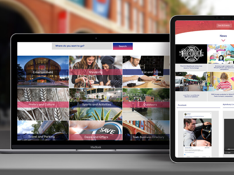 Visit Aylesbury Tourist Marketing Website Design 03