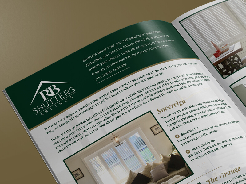 Window Shutter Brochure Design 02 Window Shutter Brochure Design 02
