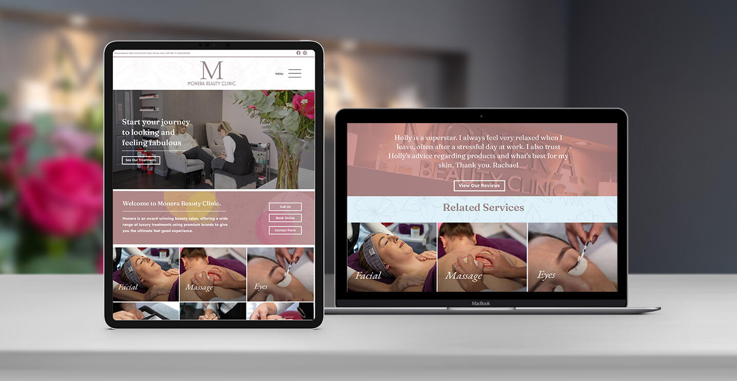 Monera Website Header