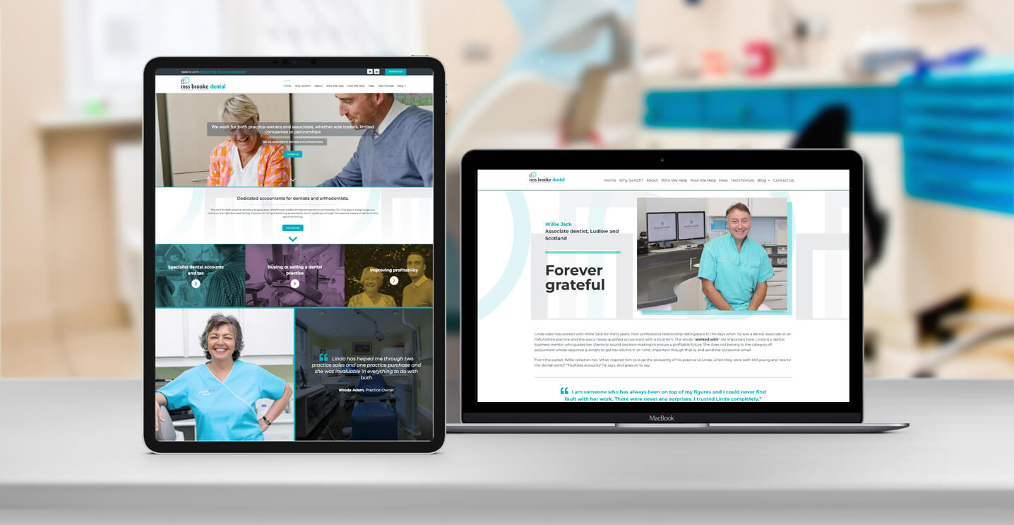 Ross Brooke Dental Accountants Oxfordshire Website Slider