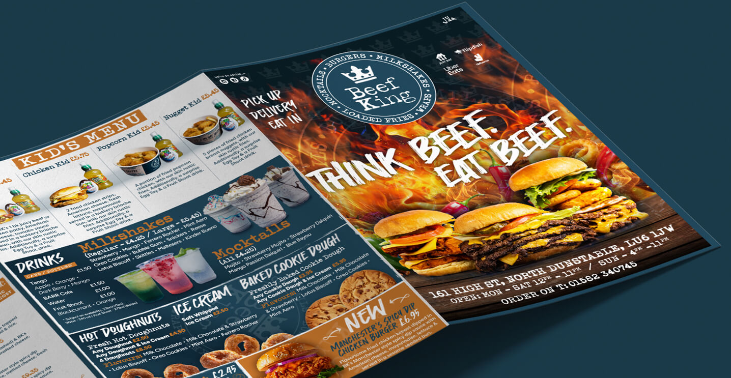 Fast Food Flyer Design Header 02