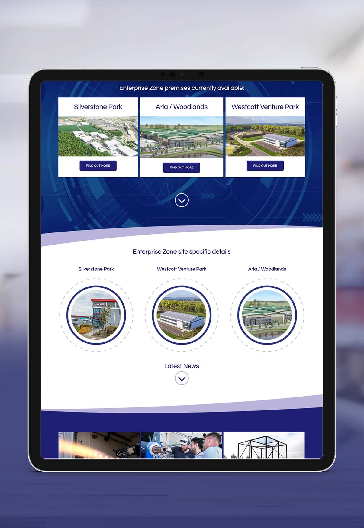 Bucks Enterprise Zone Website Design 01 Bucks Enterprise Zone Website Design 01
