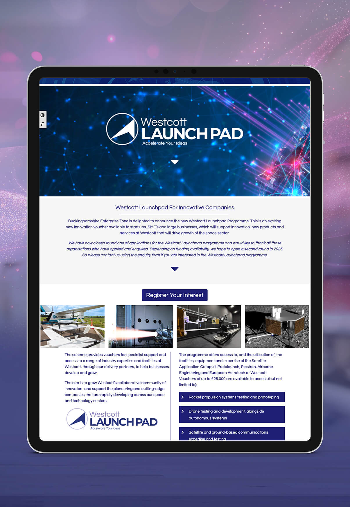 Bucks Enterprise Zone Website Design 03 Bucks Enterprise Zone Website Design 03